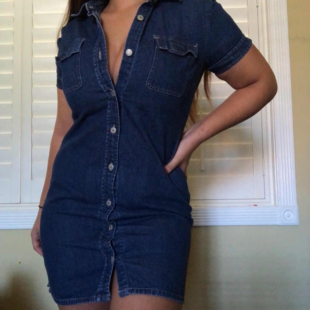 Denim dress